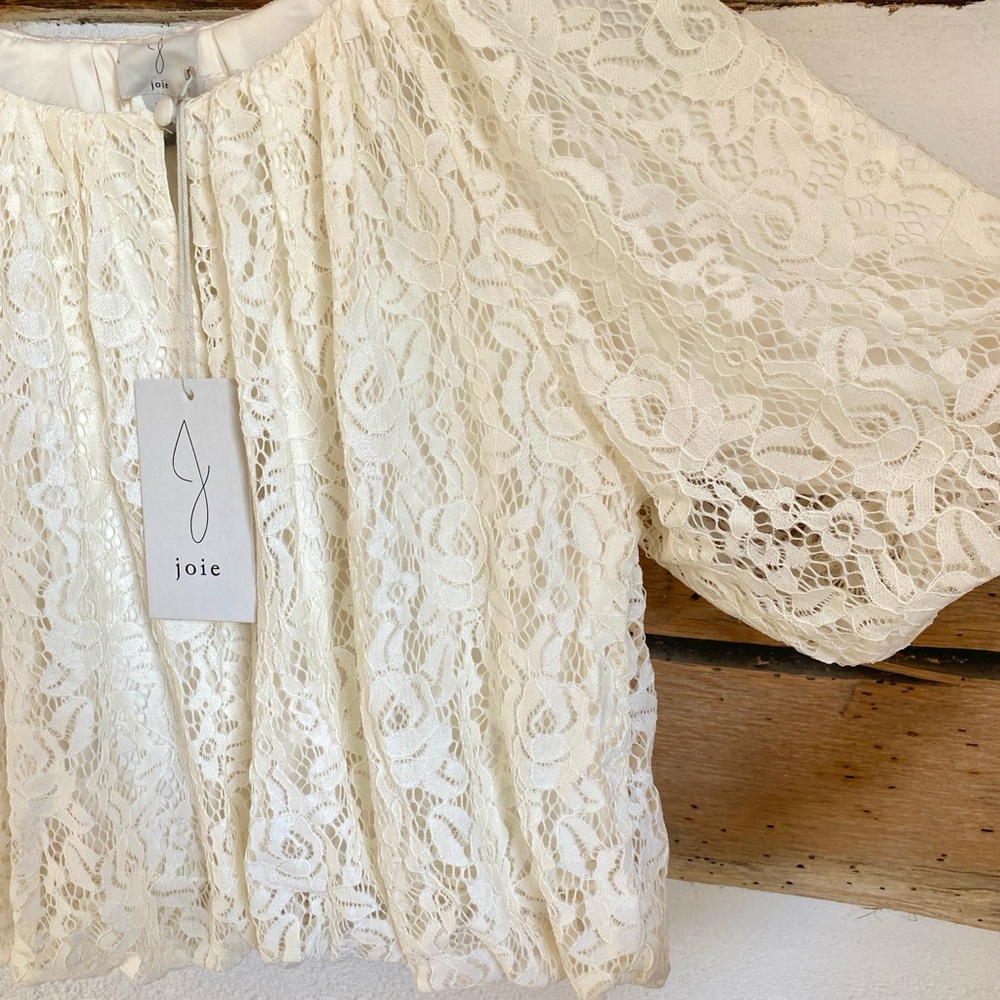 Joie Ivory Lace Blouse | Women’s XS - Picture 3 of 3